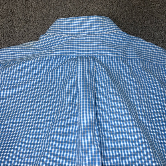 VTG Ralph Lauren Shirt Men Large Blake Two Ply Cotton Button Down Check Run Big - Picture 9 of 9